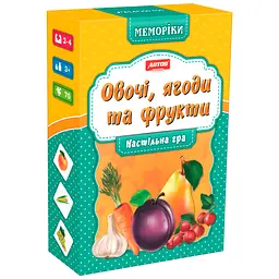 Настільна гра ARTOS GAMES Овочі та фрукти Різнокольоровий (SR-113-N-546)