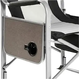 Складаний стілець KingCamp Director Chair Black/Medium Grey [2248.65.52] [146481] - мініатюра 3