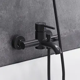 Змішувач для ванни Damixa Scandinavian Pure black 361000300 - мініатюра 3