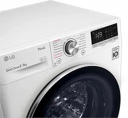 Прально-сушильна машина LG F4V9VG9W, 9кг (5кг), 1400, A, Пар, глибина 56см, Дисплей, Інвертор, Білий (F4V9VG9W) - мініатюра 8