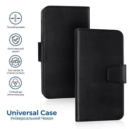 Чохол до мобільного телефона XoKo Book Universal Smartphone 6.0-6.2" Black (XK-UNCS-BK62) - мініатюра 12