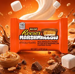 Шоколадні цукерки Reese's Big Cup Marshmallow Peanut Butter Cup 39г - мініатюра 3