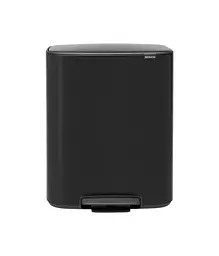 Бак для сміття Brabantia, з педаллю Bo, чорний матовий, 2х30 л (211508) - мініатюра 2