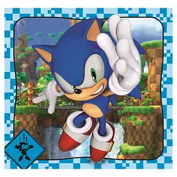 Пазл 3 в 1 Clementoni Sonic: 3 картинки по 48 елементів (25320) - мініатюра 2