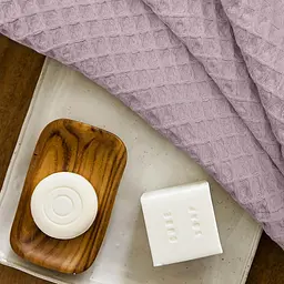 Набір рушників Cosas Cube Fuchsia & Cube Grey 2 шт. (SetTowel_95-SqFuchsia_130-SqGrey) - мініатюра 7
