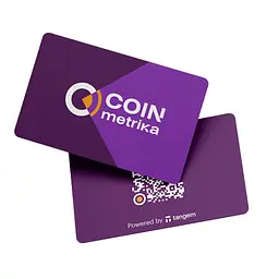 Криптогаманець Tangem 2.0 CoinMetrika Wallet набір з 3 карток (TG-COINM) - мініатюра 3