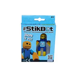 Фігурка для анімаційної творчості Stikbot синьо-жовтий