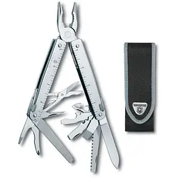 Мультитул Victorinox Swisstool X 115мм,28функ+чорн.нейлон.чохол - мініатюра 2