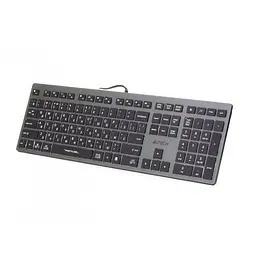 Клавіатура A4-Tech Fstyler FX60 USB (Grey) White backlit - мініатюра 2