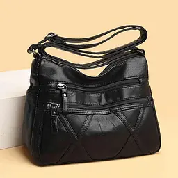 Сумка Italian Bags Century 25x11x19 см Чорний (id_676) - мініатюра 2