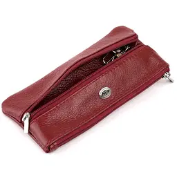 Ключниця-гаманець з кишенькою жіноча ST Leather 19352 бордова - мініатюра 6