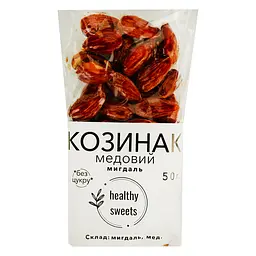 Козинак Healthy Sweets мигдаль медовий 50 г (930587)