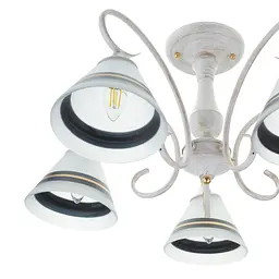 Люстра Brille в спальню E27 60W WH (LK-707S/5) - мініатюра 7