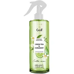 Освiжувач повiтря спрей GOLF 400мл з трігером GREEN TEA & BERGAMOD