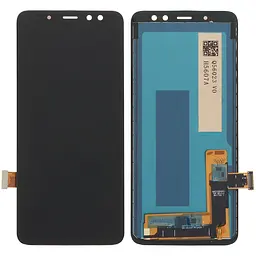 Дисплей Samsung A530 Galaxy A8 2018 чорний, TFT (In-Cell)