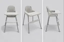 Стілець 2 в 1 для годування дитини VELANO Basic, white