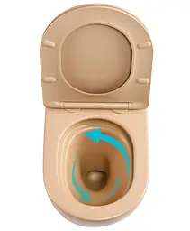 Унітаз підвісний Qtap Robin Ultra Quiet, з сидінням Slim Duroplast/ Soft-close/ Quick relase QT13332381АSSB - мініатюра 5