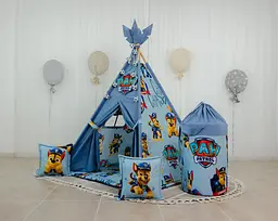 Вігвам палатка PAW Patrol + кошик для іграшок