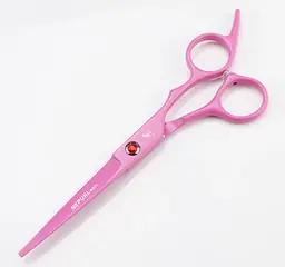 Набор парикмахерских ножниц и инструментов для Barbershop 7ел pink - мініатюра 2