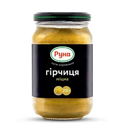 Гірчиця "Міцна" ТМ "Руна", 210 г