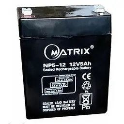 Батарея до ДБЖ Matrix 12V 5AH (NP5-12)