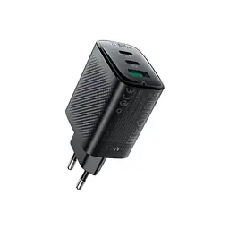 Мережевий зарядний пристрій ACEFAST A108 PD67W GaN (2*USB-C+USB-A) charger Black (6974316284048) - мініатюра 3