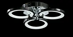 Люстра стельова LED Splendid Ray LK38/3, 80W, хром, білий, сучасний стиль, з пультом, димер - мініатюра 4