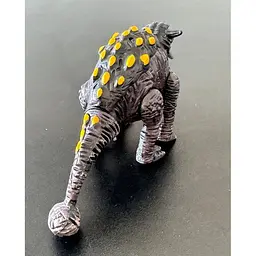 Фігурка Dino Toys Динозавр 100C фіолетово-жовта (Q9899-100C) - мініатюра 3