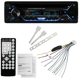 Автомагнітола RGB Technology 5258BT F-157 Bluetooth USB TF AUX Радіо 60Wx4, 7 кольорів підсвічування чорна - мініатюра 7