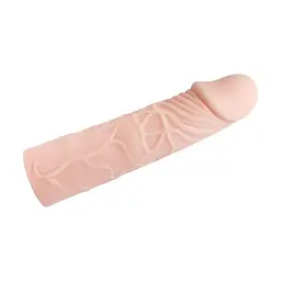 Насадка на пеніс Baile Penis Sleeve Flesh 6" 17 см тілесний - мініатюра 4