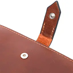 Шкіряний чоловічий гаманець GRANDE PELLE 9,3х18х1 см acs0026947 - мініатюра 3