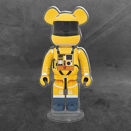 Акрилова колекційна фігурка Bearbrick Space Suit (Yellow Version) - мініатюра 2