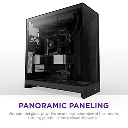 Корпус NZXT H9 Flow Tempered Glass без БЖ Black (CM-H92FB-01) - мініатюра 6