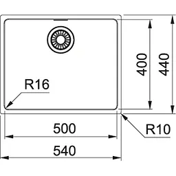Кухонна мийка Franke MRX 210-50 127.0598.747 - мініатюра 2