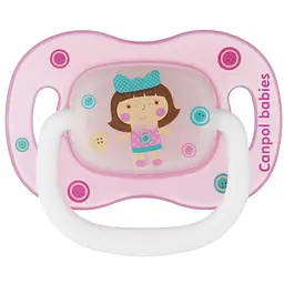 Пустушка Canpol babies Toys силіконова симетрична 6-18 міс. в асортименті (23/292)