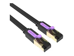 Патч-корд Vention CAT7 SSTP Ethernet 5 m Black (ICABJ) - мініатюра 2