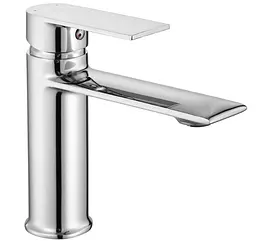 Змішувач для умивальника Rea Veneta chrome низька (REA-B6416) - мініатюра 2
