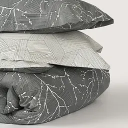 Підковдра МВМ My Home Петрикор 220x160 см сіра з принтом (BL-DC-13 GRAY/PRINT) - мініатюра 8