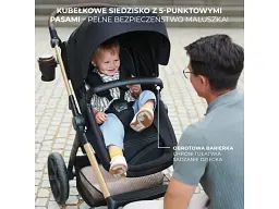 Універсальна коляска 3 в 1 KinderKraft Moov 2 Sand Beige (KSMOOV02BEGEV00) - мініатюра 6