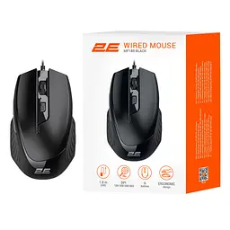 Мишка 2E MF180 USB Black (2E-MF180UB) - мініатюра 4