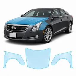 Антигравійна захисна бронеплівка за лекалами для Cadillac XTS I 2013-2019 - капот і передні крила
