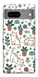 TPU чохол Demsky Cats pattern для Google Pixel 7