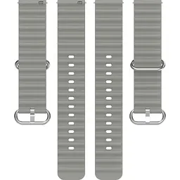 Універсальний ремінець для смарт-годинників DK Ocean Band 22 mm Grey [136592] - мініатюра 3