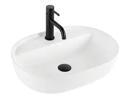 Умивальник Rea Aura 51 накладний 50.5x38.5 см white matt REA-U7340