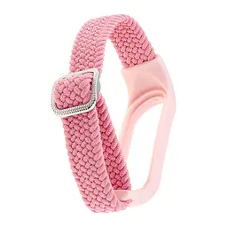 Ремінець Braided Buckle Enhanced Mi Band 3/4/5/6/7 Rose Pink - мініатюра 2