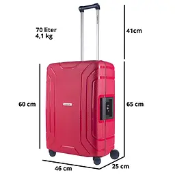 Валіза CarryOn Steward (M) Red (502262) - мініатюра 5