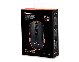 Миша REAL-EL RM-550 Black USB - мініатюра 9