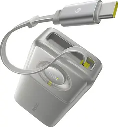 Портативний акумулятор Baseus Free2Pull with Retractable Cable 65W 20000mAh gray (P10073700843-00) - мініатюра 2