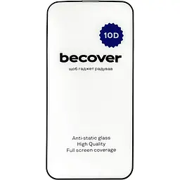 Захисне скло BeCover для Apple iPhone 14 10D Black (711325) - мініатюра 3