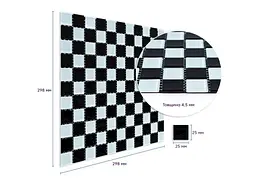 Мозаїка з декоративного скла STICKER WALL 298*298*4,5мм Шахматка SW-00002366 - мініатюра 4